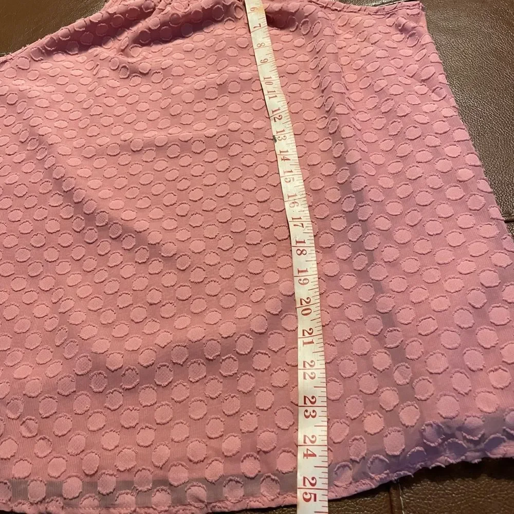 NWT! 41 Hawthorn Textured Pink Sleeveless Top - Large - Picture 5 of 5